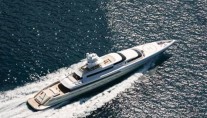 Silver Zwei Yacht from above